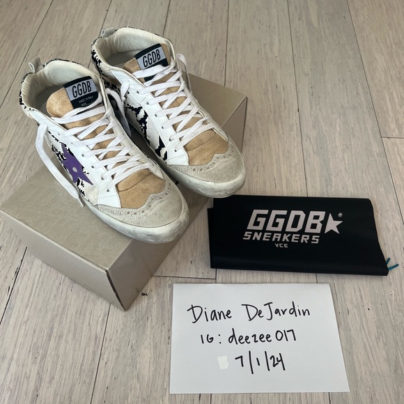 Golden Goose Midstar Python Grey - Picture 3 of 8